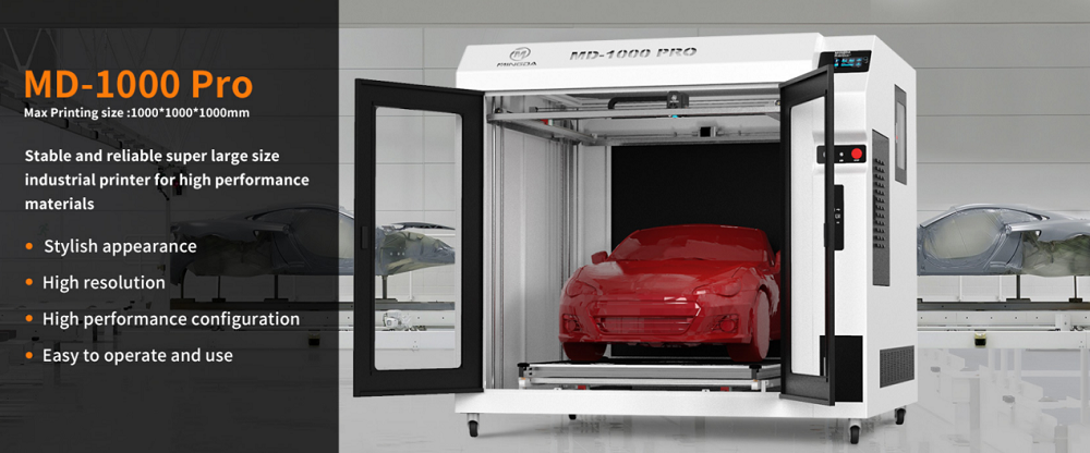 汽车行业用户选择华体会hthMD-1000 Pro大型3D打印机